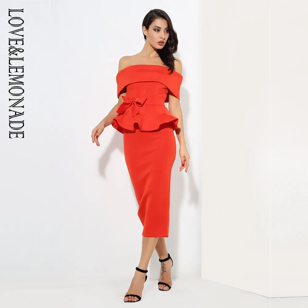 Комплект из двух предметов LOVE & LEMONADE с воротником и поясом 3 цвета LMCC1007|Спортивные