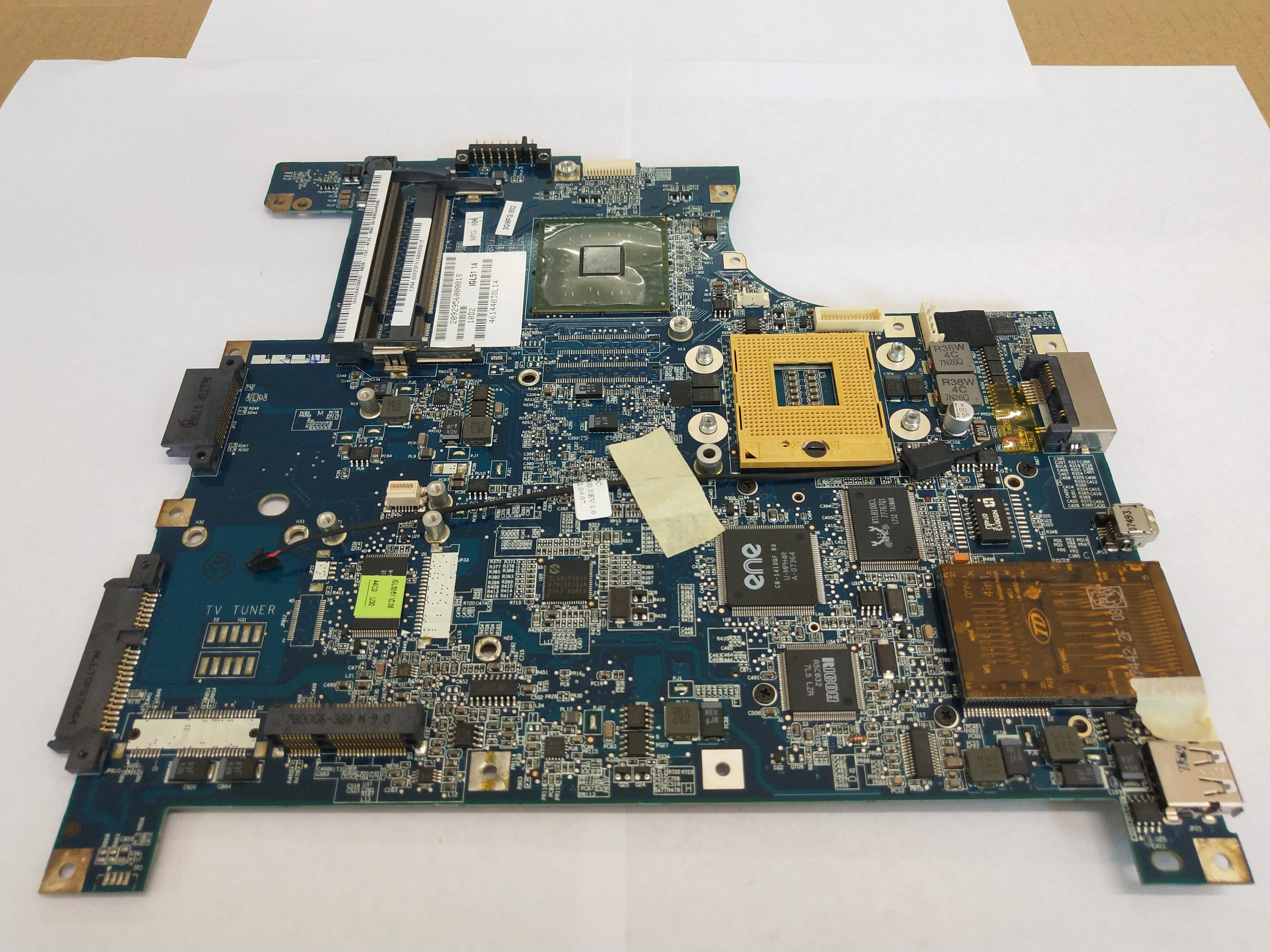 Kai Full IGL50 LA 3371P для lenovo 3000 Y500 F50 материнская плата ноутбука 940GML DDR2|Материнские платы