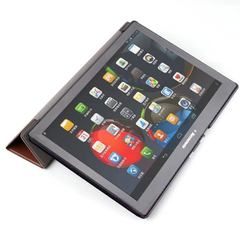 Для lenovo TB2-X30F Tab2 A10-30 X30F 10," планшет из искусственной кожи Модный защитный чехол Funda чехол-накладка с стилусом