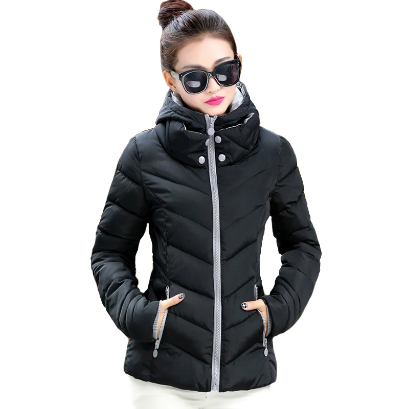 Новинка 2018 модные пуховики и парки теплое зимнее пальто для женщин светильник