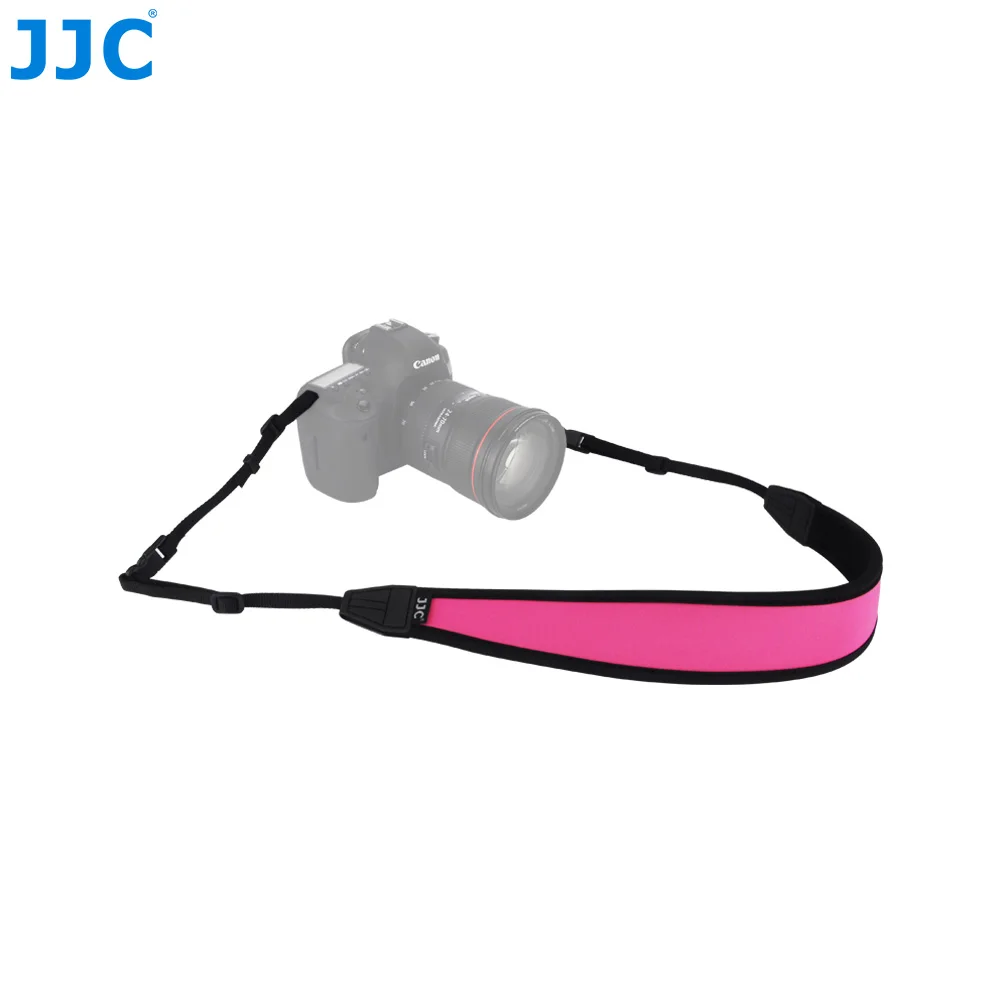 Magenta JJC Quick Release шеи широкий ремень анти-скольжения DSLR камеры плеча шеи ремни для Canon/Nikon/sony/Pentax/samsung фото сцепление - Цвет: Magenta