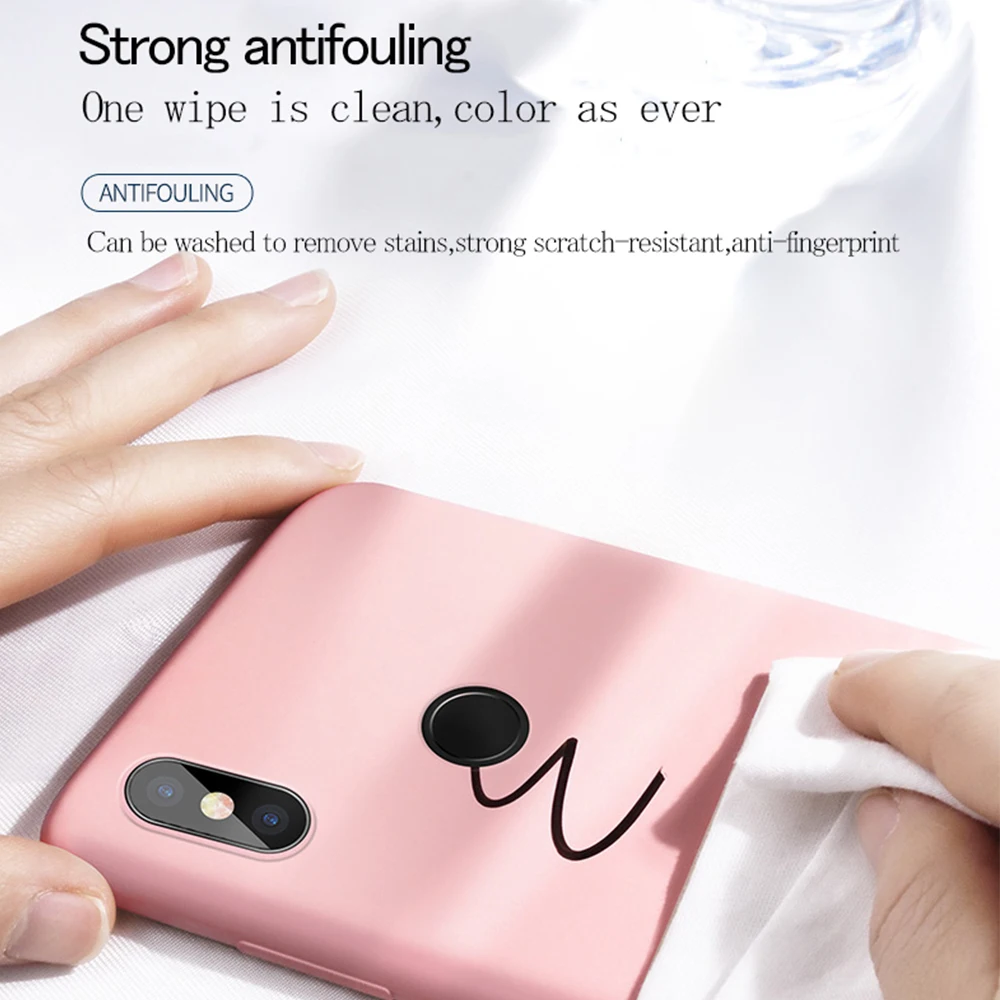 Оригинальный силиконовый Жидкий чехол для телефона Xiaomi A1 A2 Lite 5X 6 6X 8 9 SE Mix 2 3 Redmi Pro 6A