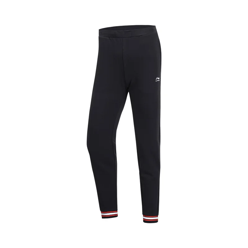 Li-Ning, женские трендовые спортивные штаны, обычная посадка, 71% хлопок, 29% полиэстер, подкладка, спортивные штаны для фитнеса, брюки AKLP138 WKY226