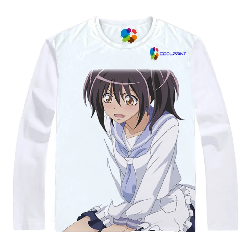 Coolprint японский аниме рубашка горничной самы футболки многоцветные с длинными рукавами аюзава Мисаки Usui Takumi костюм для косплея в стиле «кавай» подарок - Цвет: Style 7