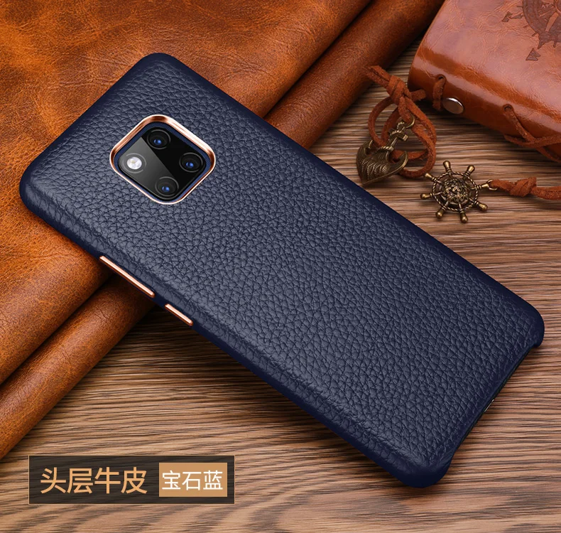 4 цвета, чехол для huawei mate 20 из натуральной воловьей кожи, чехол для телефона из телячьей кожи, сумки для huawei mate 20 Pro