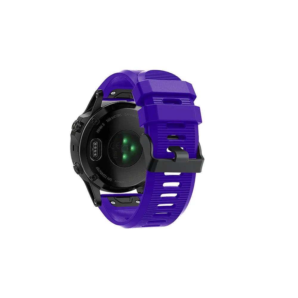 26 мм ремешок для Garmin Fenix 5X/5X Plus/Fenix 3/3HR спортивный силиконовый ремешок для часов с быстросъемным ремешком