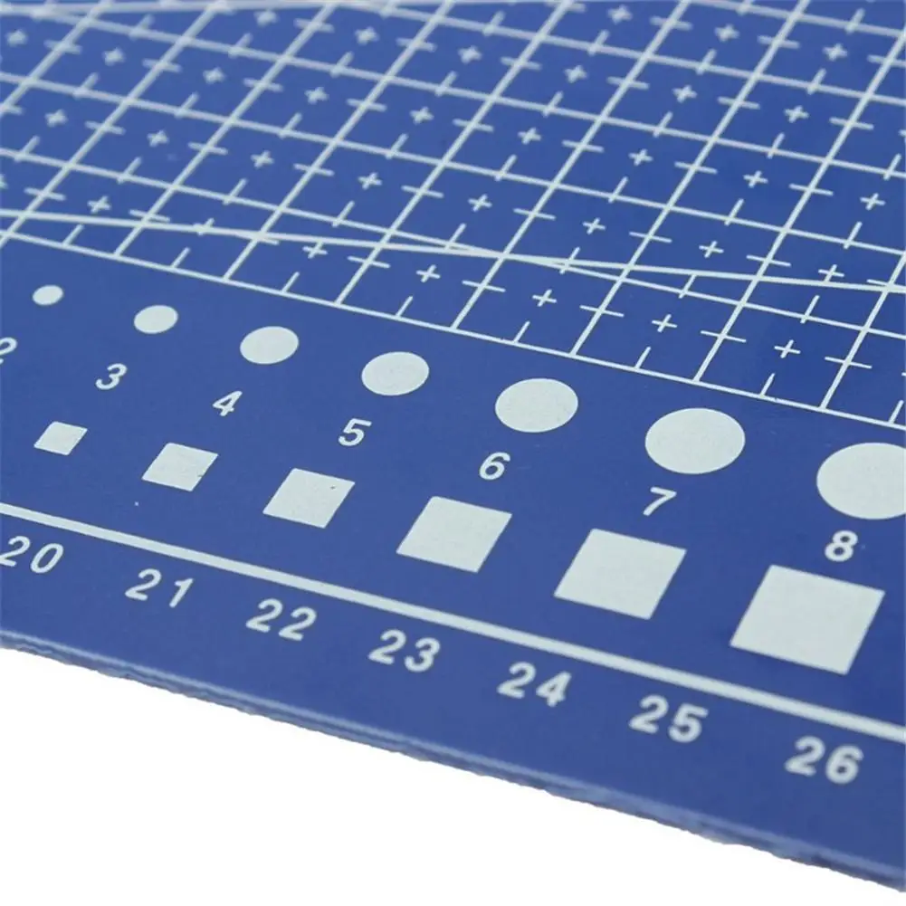 1 шт. A4 сетка линии разделочный коврик ремесло карты ткань кожа бумажная доска