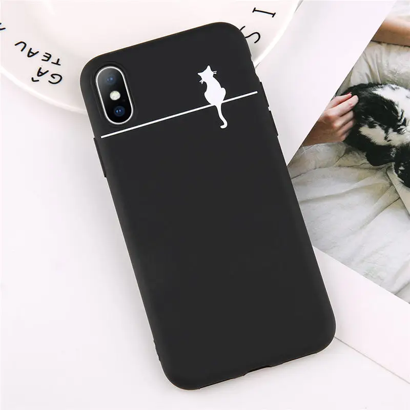 3584 Lovebay для iPhone 7, чехол с надписью «Love Heart» для iPhone 6, 6 s, 8 Plus, 5S, SE, XR, XS Max, чехол для телефона с животными, Мягкий ТПУ силиконовый чехол на заднюю панель - Цвет: 3584
