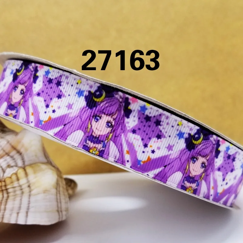 Бесплатная доставка 50 ярдов мультфильм печатных grosgrain ленты 27213 | Дом и сад