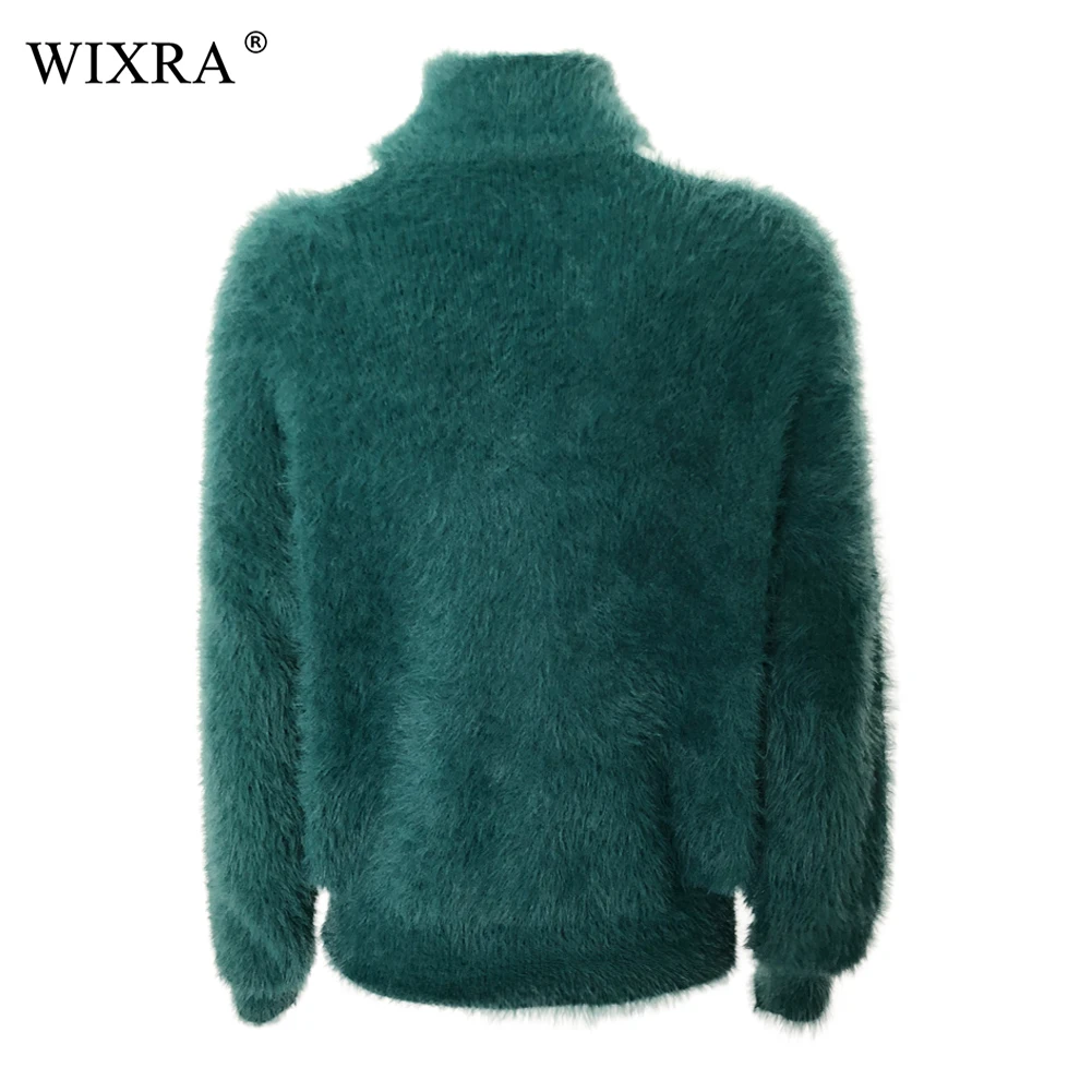 Wixra 2018 Autumn Winter Hot Fashion Women Sweaters And Pullovers Turtleneck Knitted Hollow out Soft Knit Jumpers | Женская одежда