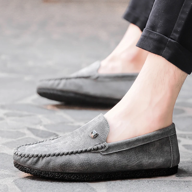 Мужская обувь 2018 модная повседневная Легкий дышащий материал Slip-on Летние