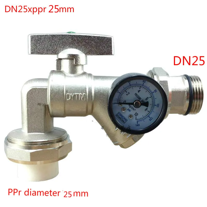 PPR фитинги фильтр шаровой клапан многофункциональный прямой | Строительство и