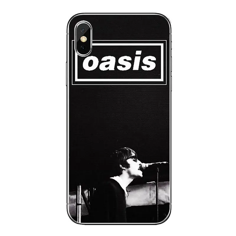 Прозрачный чехол из ТПУ музыка в стиле рок панк оазис логотип дождь Noel Gallagher для