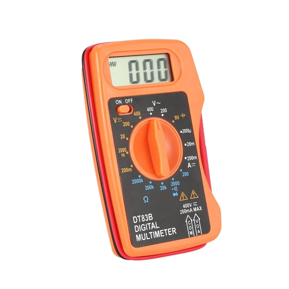 DT83B Карманный интегрированный цифровой мультиметр AC/DC измеритель напряжения