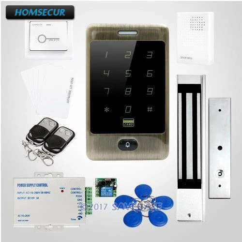 HOMSECUR водостойкий Wiegand 26/34 125 кГц ID Металл RFID считыватель системы + Подсветка| |