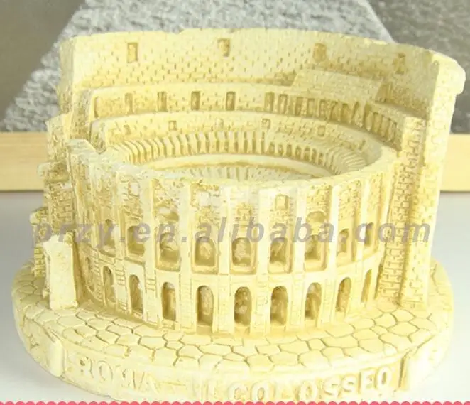 Molde de Pedra do Silicone do Molde do Sabão do Silicone do Molde do Sabão do Coliseu Molde Sabão Coliseu Romano do