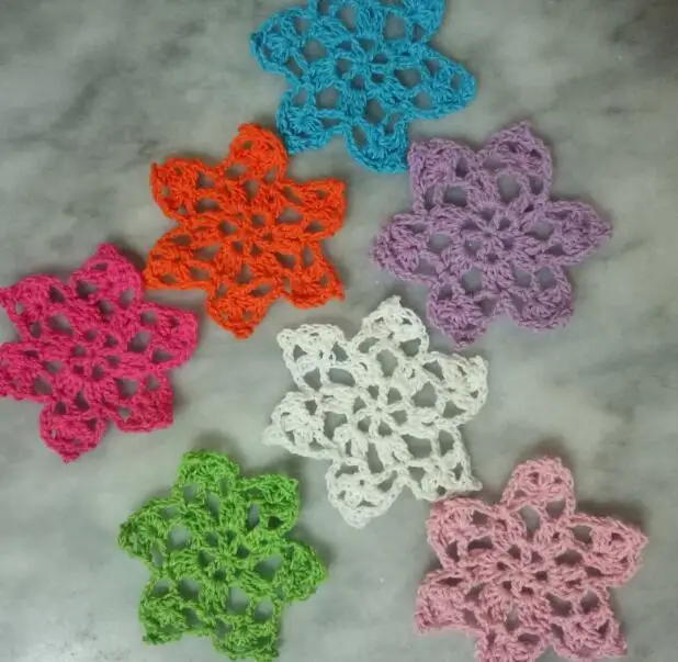 Ручной работы маленький цветок хлопок крючком DIY патч утюг на нашивки для шитья значки аппликаций в полоску стикер кружева гипюр ткань Декор