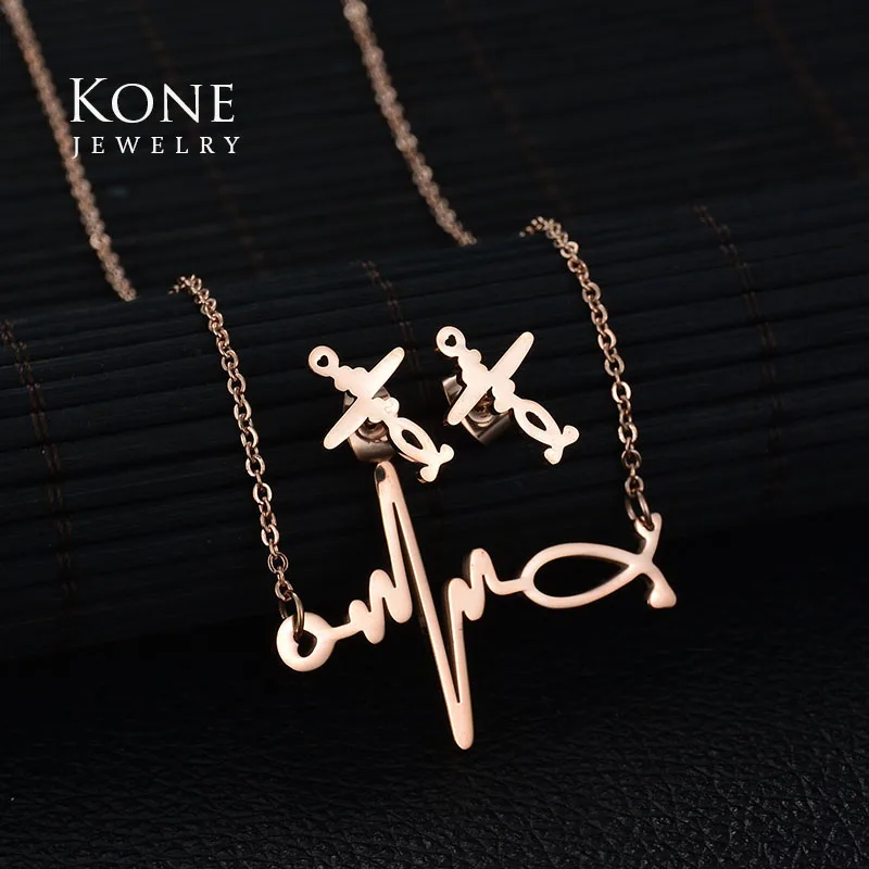 UZone сердцебиение стетоскоп доктор медицинский набор ювелирных изделий из