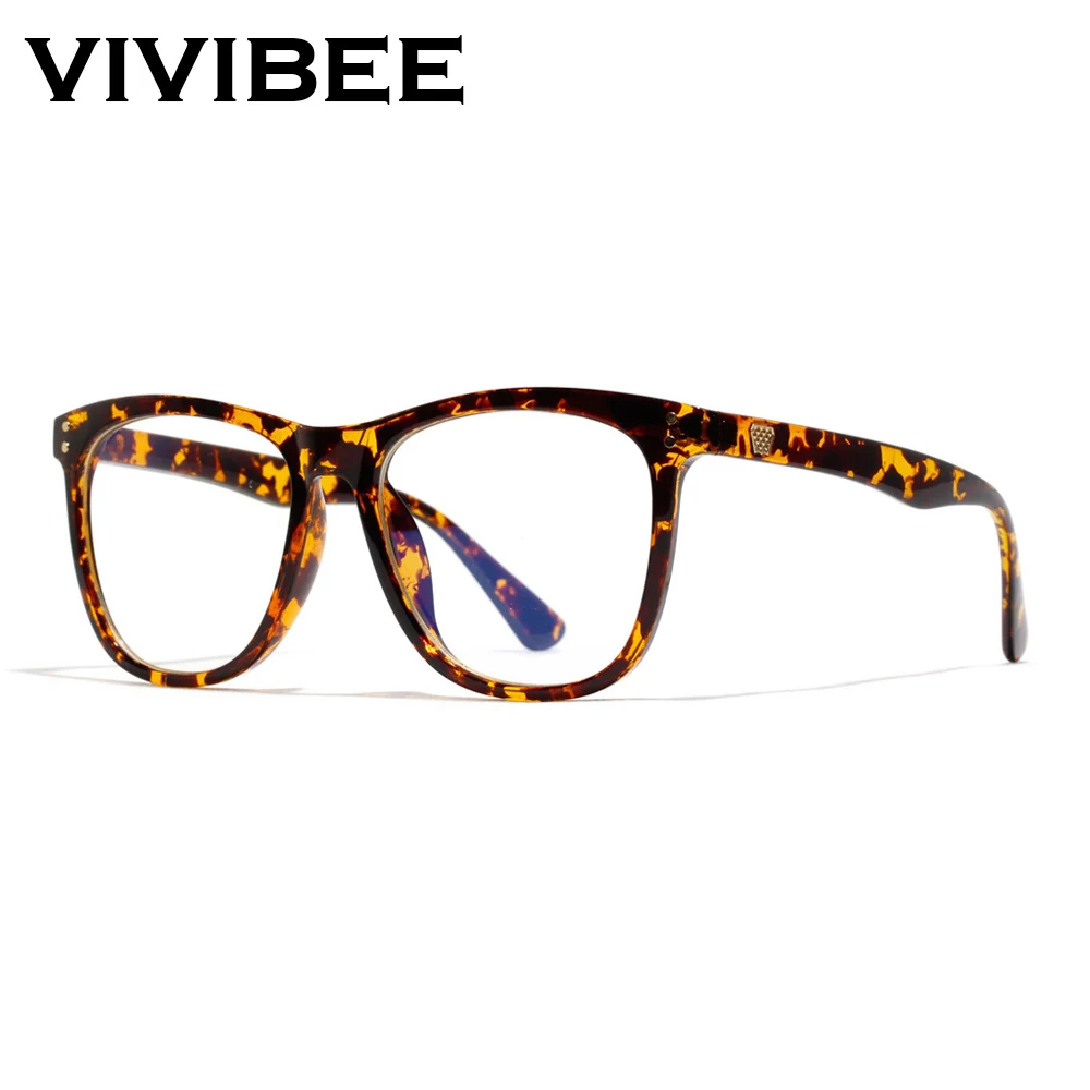 VIVIBEE для женщин негабаритных Леопард анти синий луч светильник фильтр очки для защиты компьютера Блокировка игры мужчин очки