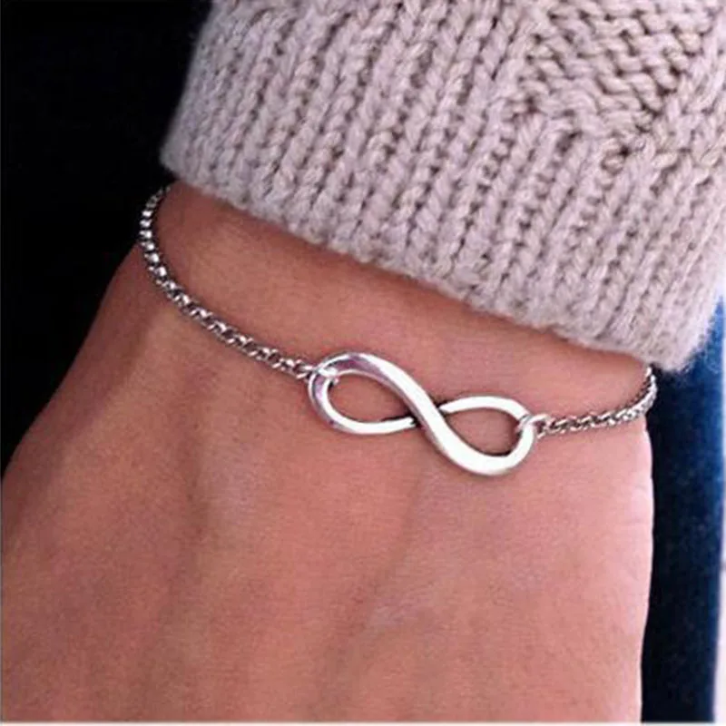 Женский браслет металлический ручной работы с нитью лето 2018 | Украшения и