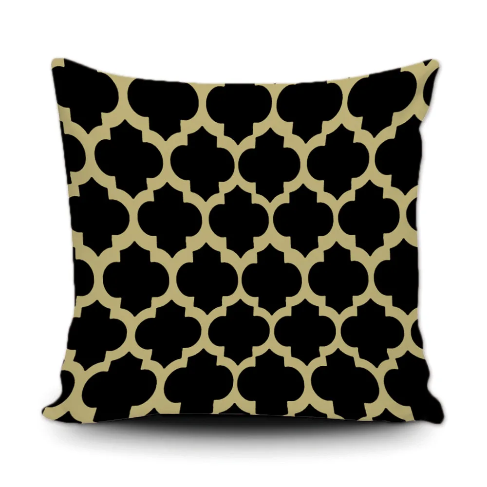 Современная наволочка для подушки с абстрактным рисунком из марокканских