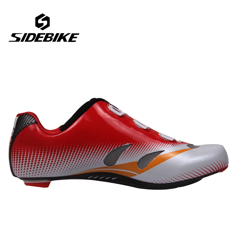 Велотренажер самозапирающийся легкий шоссейный велосипед красная обувь