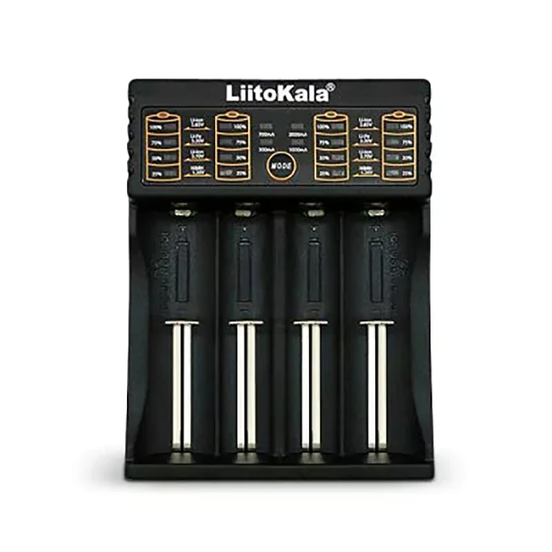 

Зарядное устройство Liitokala для аккумуляторов 18650/26650/16340/14500, Micro USB DC 5 В 2A 4 слота