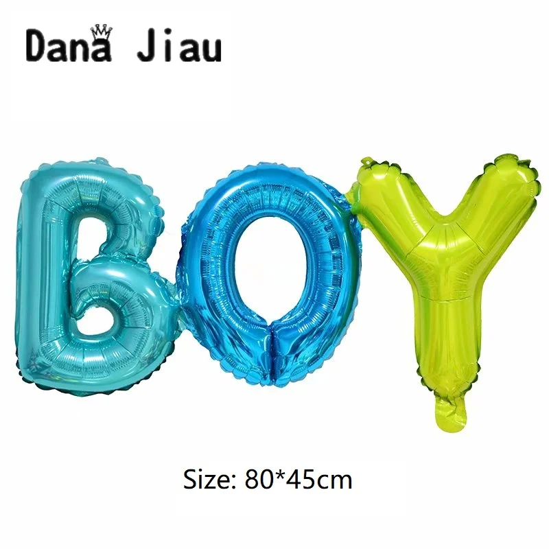 Danajiau baby shower воздушный шар из фольги это мальчик девочка 1 первый день Рождения