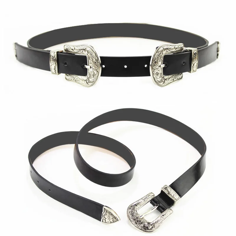 2016 Fashion Female Vintage Strap Metal Pin Buckle Jeans Designer Leather Belt For Women accessories BT1128