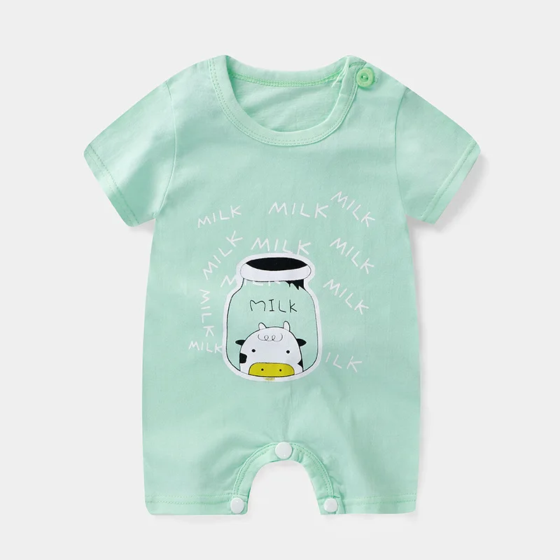 Популярная летняя одежда для новорожденных мальчиков Лидер продаж комбинезон