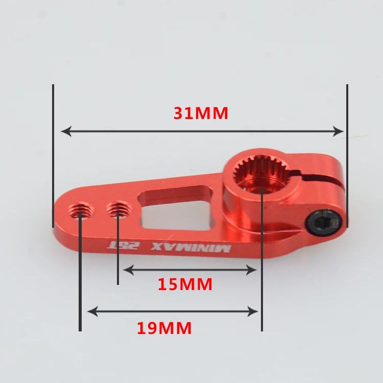 1PC MINI-MAX 25T Servo Arm Aluminum Steering Horn for FUTABA SAKURA D4 RC Drift Car Spare Parts | Игрушки и хобби