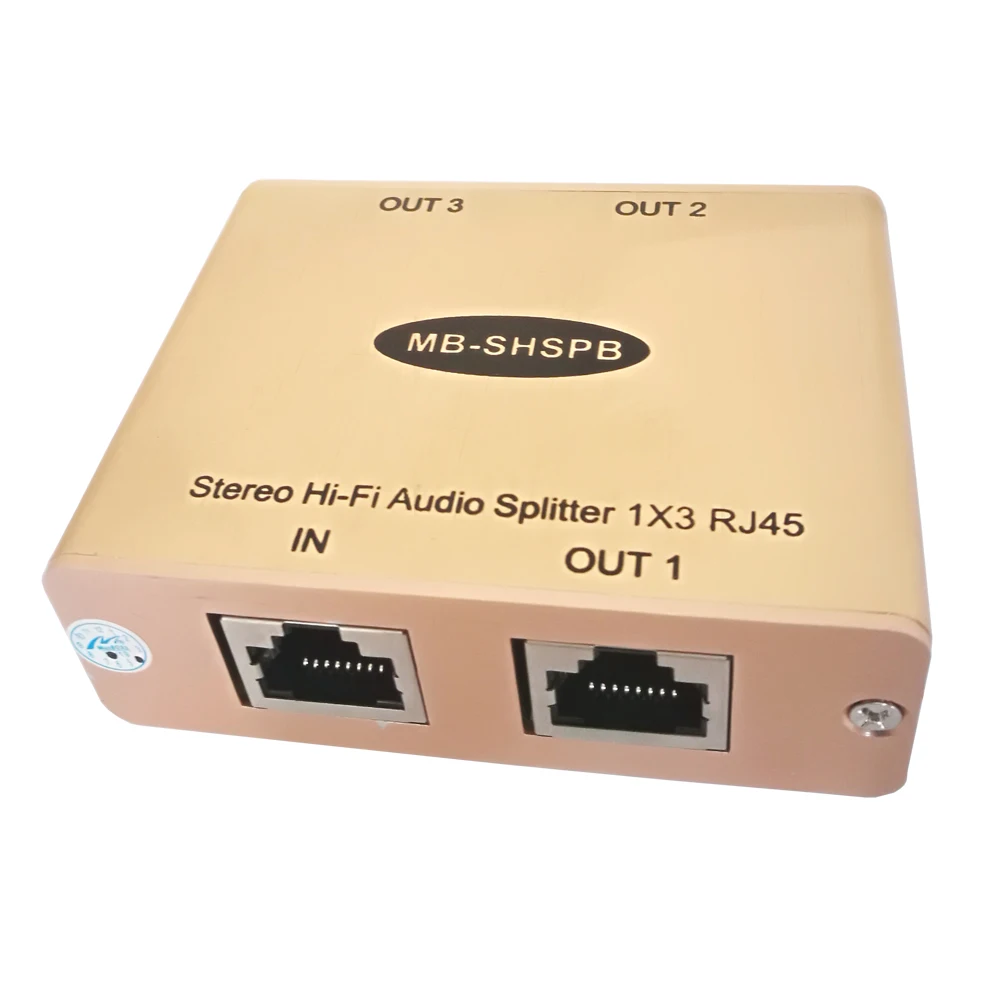 Cat5 Hi Fi аудио дистрибьютор аналоговый через Cat5/6 кабель 3 RJ45 сплиттер|Домашний