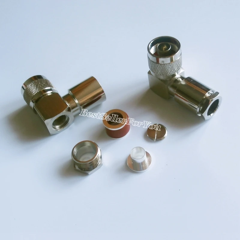 1 шт. N Мужской прямоугольный зажим для RG8 LMR400 RG213 214 7D FB RF коннектор|clamp connector|clamps