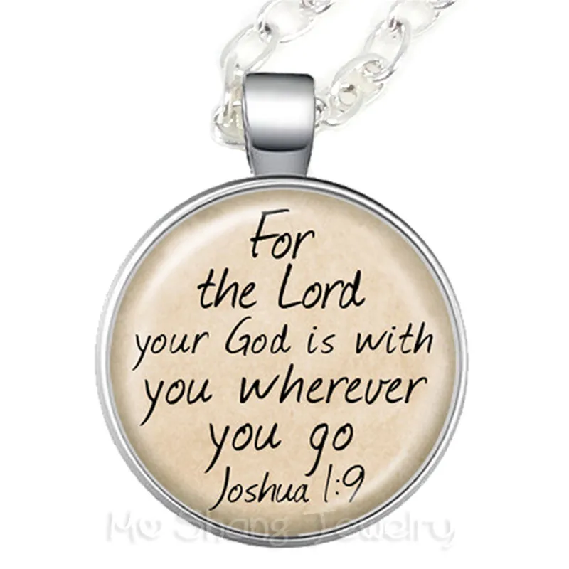 Бог внутри ее она не будет падать Стекло чокер колье подарок для студента друзей