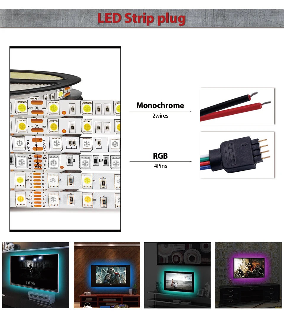 Hontiey Светодиодная лента SMD5050 или 2835 DC12V 60 светодиодный s/m 5 м/рулон белый синий зеленый желтый красный RGB DIY водонепроницаемая гибкая декоративная лампа
