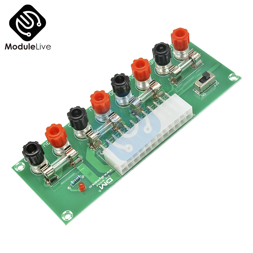 Настольное компьютерное шасси ATX переносная плата питания отключения выходной