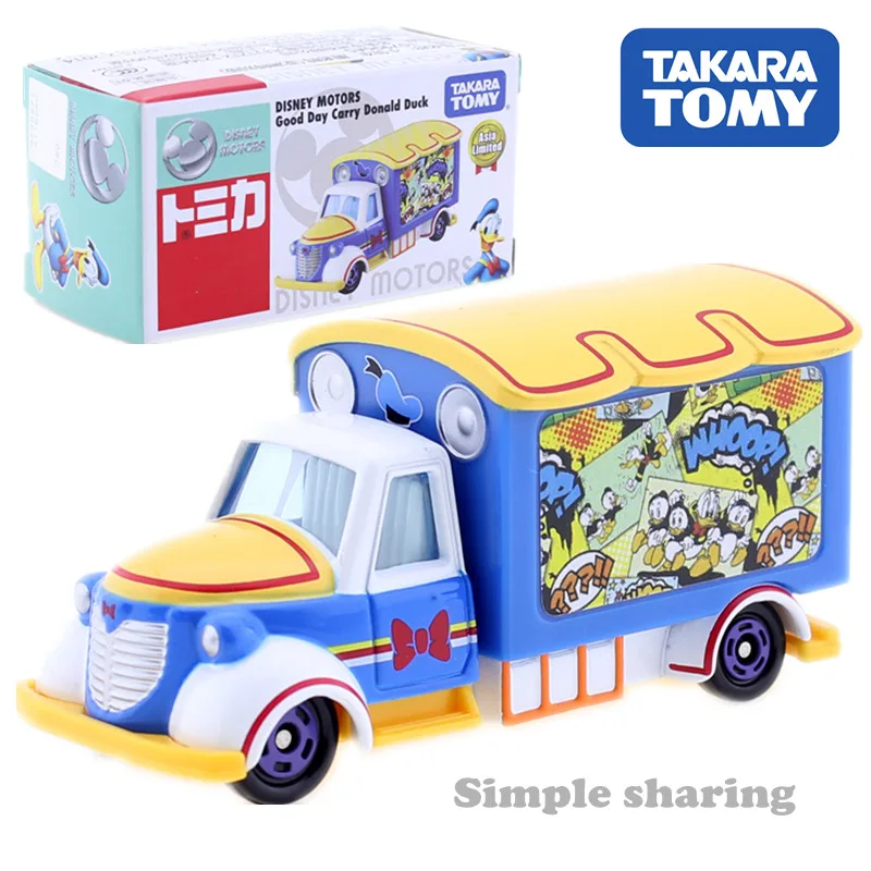 107996 Takara Tomy Tomica Diseny Дональд Дак модель автомобиля Комплект аниме фигурка мотоцикл литье под давлением горячие детские игрушки Забавный ребенок безделушка - Цвет: 107996