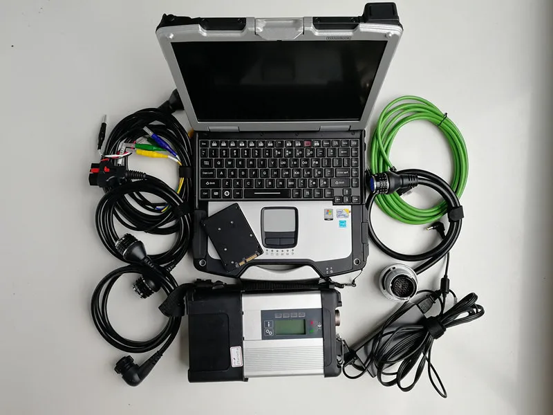 MB Star C5 SD C5 V12. программное обеспечение X WIS DTS Vediamo HHT в 360 ГБ SSD ноутбук CF-30 CF30 4G для MB star автомобильный грузовик диагностический инструмент
