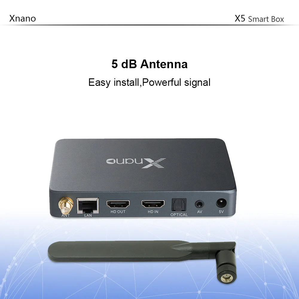 X5 Android tv Box RTD1295 ARM-T820 DDR4 2G eMMC 16G SATA3.0 USB3.0 оптический выход 5 дБ внешняя антенна 5,8G WiFi записывающая коробка