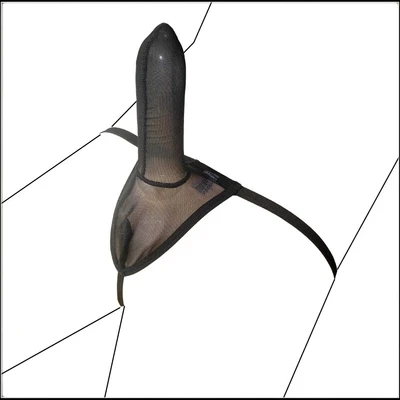 Мужские супер сексуальные стринги член пенис рукав гладкие шелковистые G-стринги