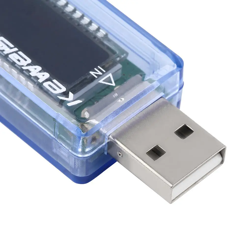 0 91 &quotoled экран USB зарядное устройство мощность тока детектор напряжения