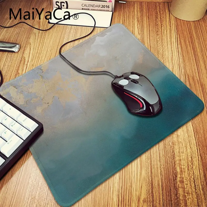Lock Edge 18x22cm Maiyaca Золотая мраморная мозаика офисные мыши коврик для мыши игровой коврик для мыши xl скорость клавиатуры коврик для мыши ноутбук Laptop персональный компьютер Настольный коврик - Цвет: Lock Edge 18x22cm