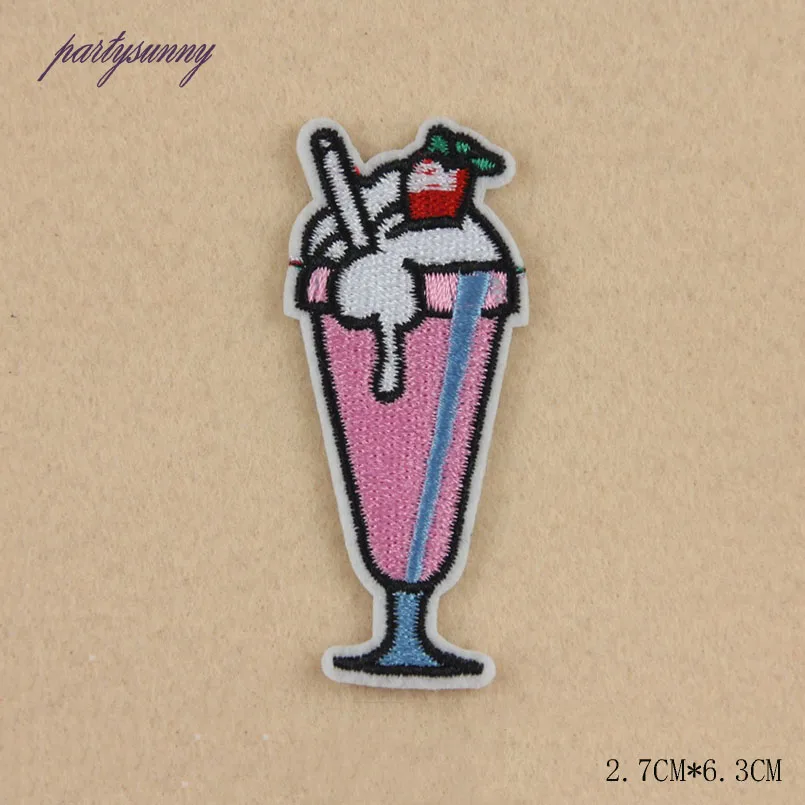 8 шт. Утюг На Продукты Питания Вышивка Патчи Для Одежды Мешок Рубашку Телефон