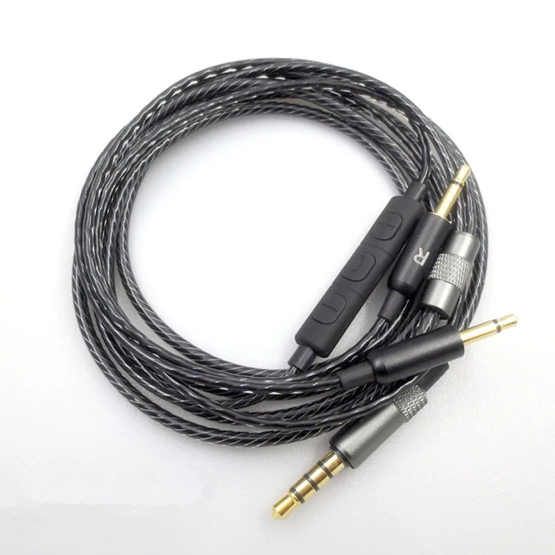 Модернизированный кабель для наушников для Sennheiser HD447 HD437 HD202 HD212 сменный аудиопровод для гарнитуры 3,5 мм до 2,5 мм