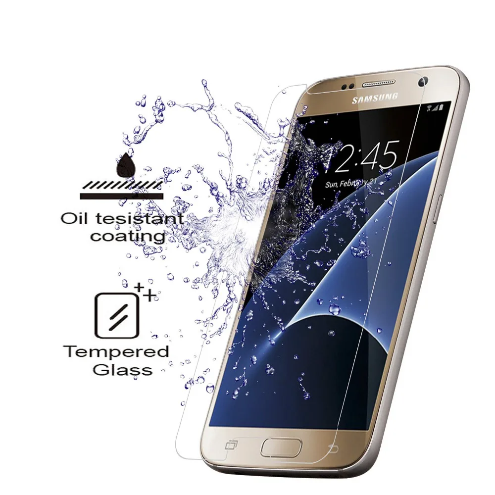 Экран протектор фильм 0.3 мм 9 H 25D Передняя Премиум Закаленное Стекло для Samsung Galaxy