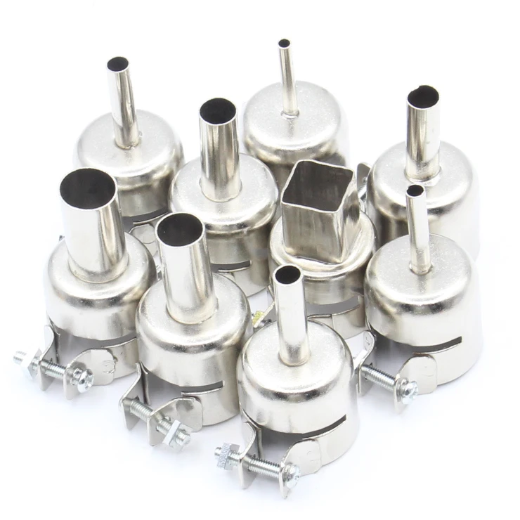 9 шт./сопло горячего воздушного пистолета для yihua saike 852 952 SMD 850 паяльная станция горячего воздуха сварочные инструменты