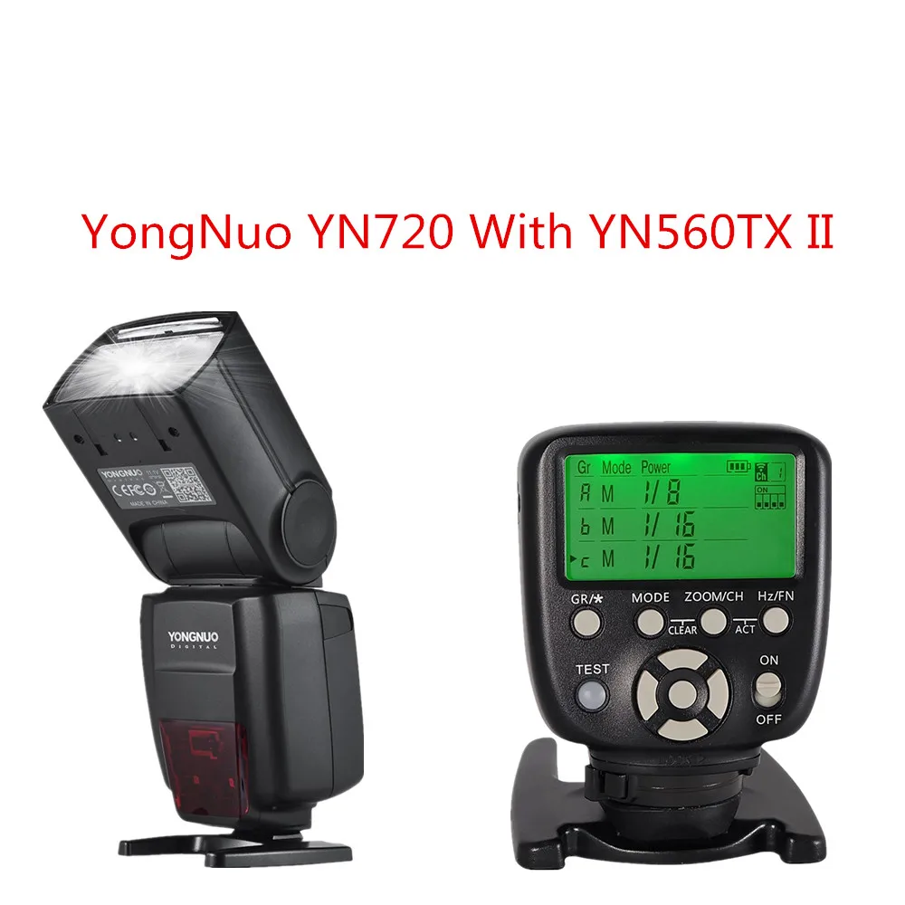YONGNUO YN720 литиевая ручная вспышка с Yongnuo YN560TX II Вспышка беспроводной триггер для Canon Nikon Pentax