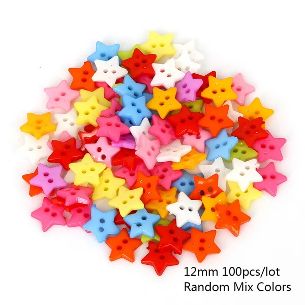 12mm 100pcs 50-100 шт Случайные Смешанные декоративные пуговицы милые транспортные двойные отверстия смешанные шитье деревянные пластиковые пуговицы плоские Скрапбукинг - Цвет: 12mm 100pcs