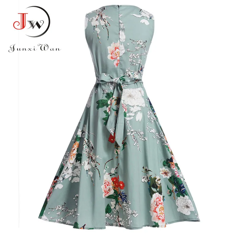 Женское винтажное платье туника без рукавов Летние Элегантные Вечерние Платья с