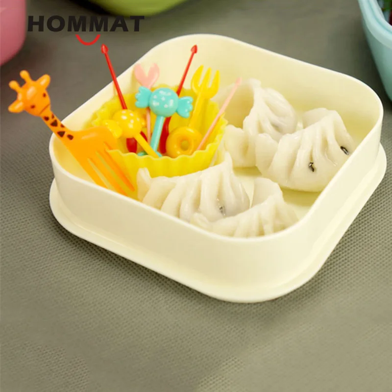 2-уровневая коробка для еды школьная ланча контейнер Детские кухонные аксессуары